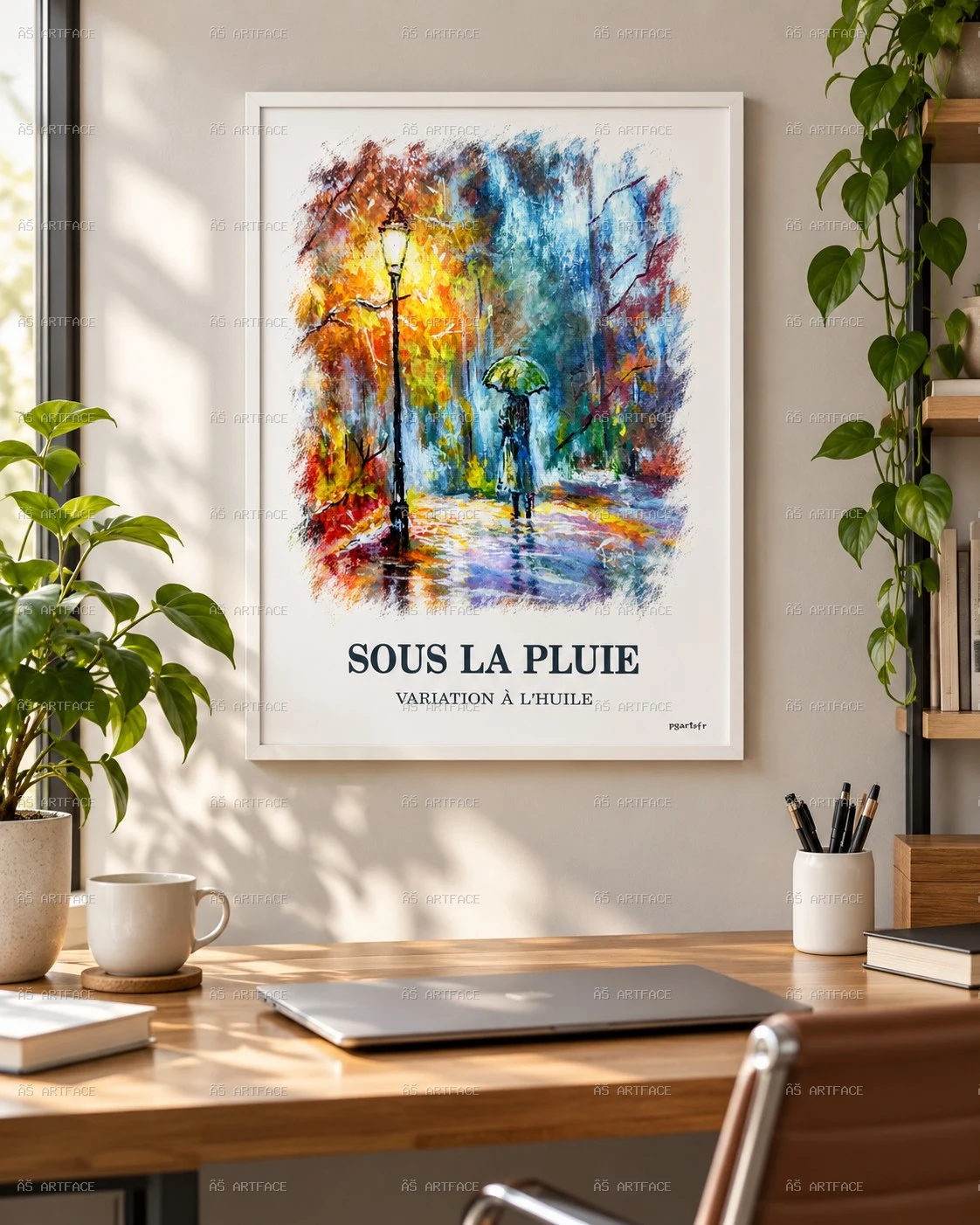Sous la pluie